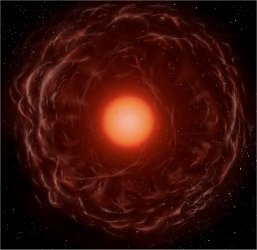 Red Giant Expelling Matter